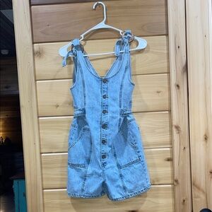 Chelsea & Violet Light Blue Denim Kids One Piece